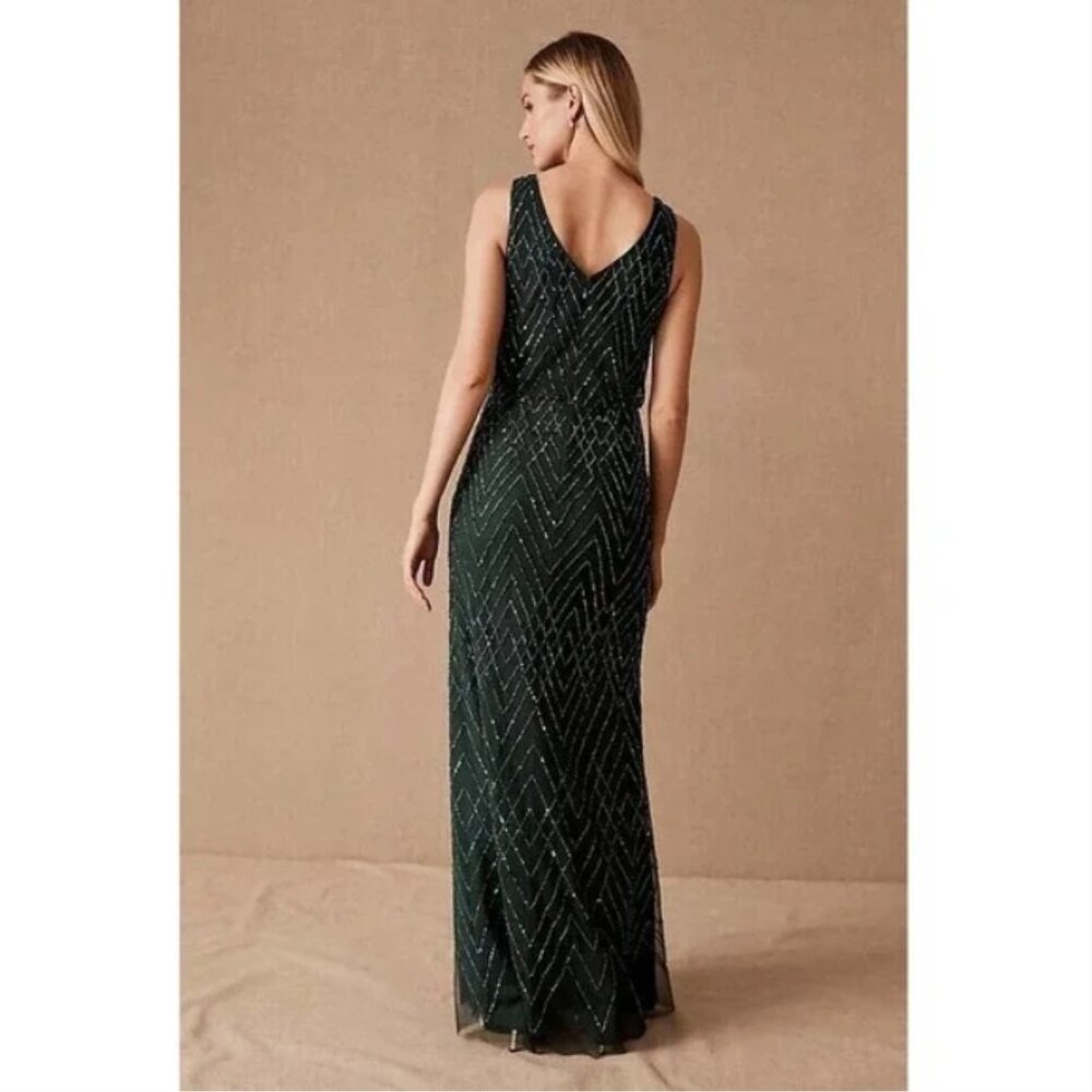 Anthropologie BHLDN Blaise beaded maxi dress gown 14 - Picture 2 of 12